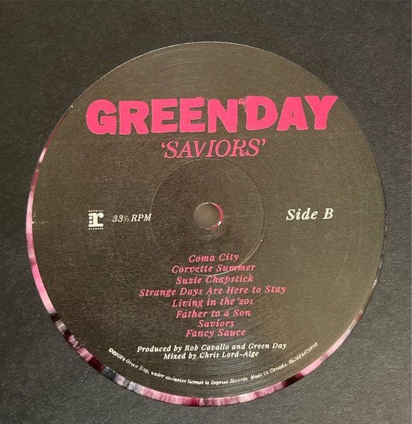 Saviors (VINYL) | Mint (M) Mint (M) - PUNK *SEALED*