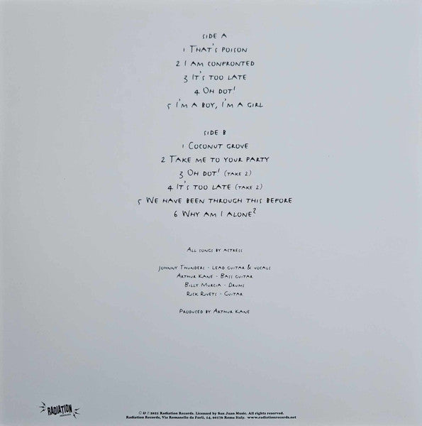 Actress: Birth Of The New York Dolls (VINYL) | Mint (M) Mint (M) - PUNK *SEALED*