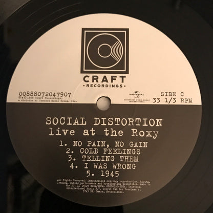 Live At The Roxy | Mint (M) Mint (M) - PUNK *SEALED*