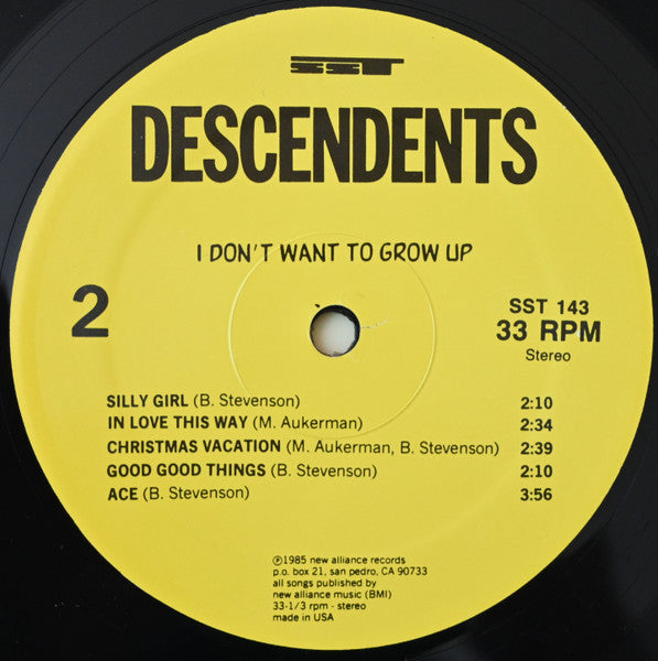 I Don't Want To Grow Up (VINYL) | Mint (M) Mint (M) - PUNK *SEALED*