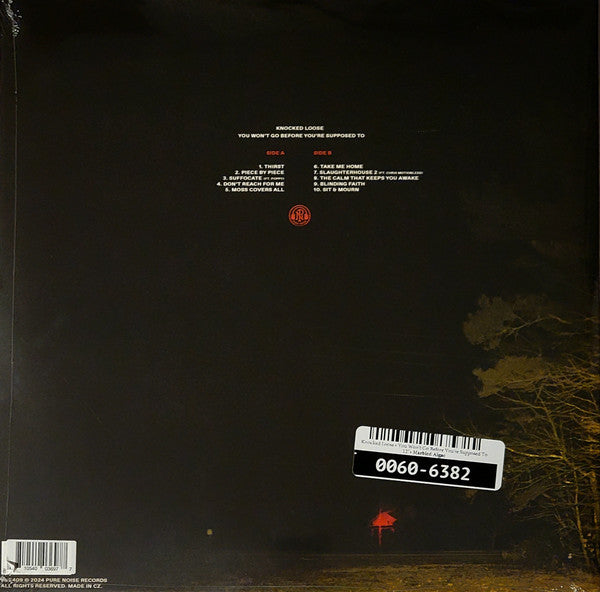 Knocked Loose - You Won't Go Before You're Supposed To (VINYL) | Mint (M) Mint (M) - PUNK *SEALED*