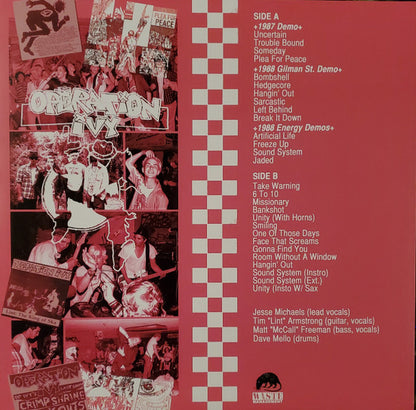 Learn To Dance The Geek With The... Operation Ivy: The Demos 1986-1988 (UNOFFICIAL VINYL) | Mint (M) Mint (M) - PUNK *SEALED*