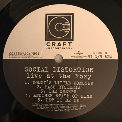 Live At The Roxy | Mint (M) Mint (M)