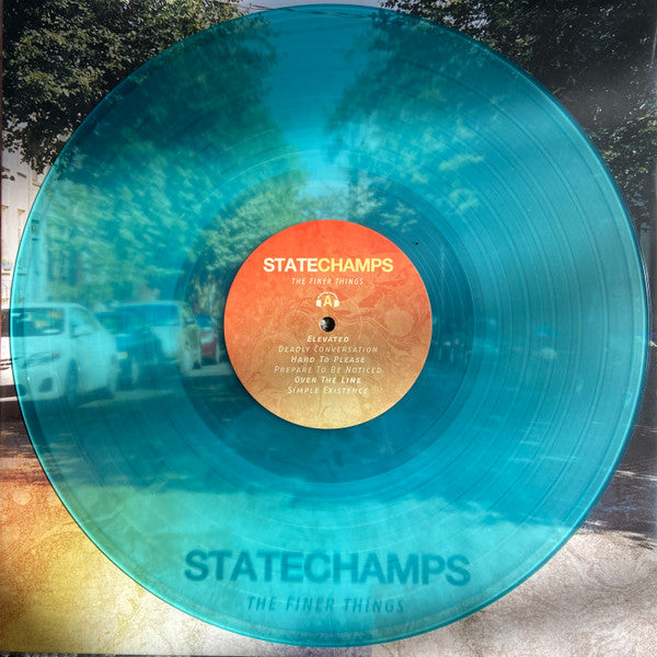 State Champs (2) The Finer Things *TRANSLUCENT BLUE* LP Near Mint (NM or M-) Near Mint (NM or M-)