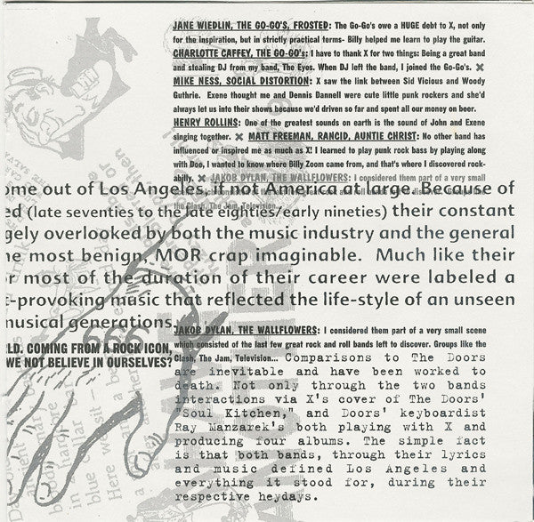 Beyond & Back: The X Anthology (CD) | Excellent+ (EX+) Excellent+ (EX+) - PUNK / USED *EXCELLENT*