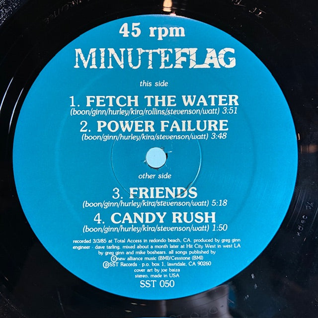 MinuteFlag (VINYL) | Excellent (EX) Excellent (EX) - PUNK / USED *EXCELLENT*