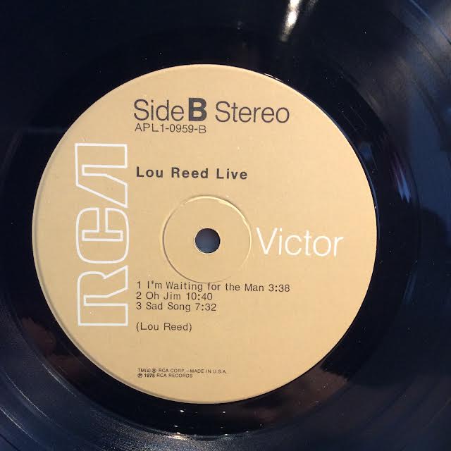 Lou Reed Live (VINYL) | Excellent (EX) Excellent (EX) - PUNK / USED *EXCELLENT*