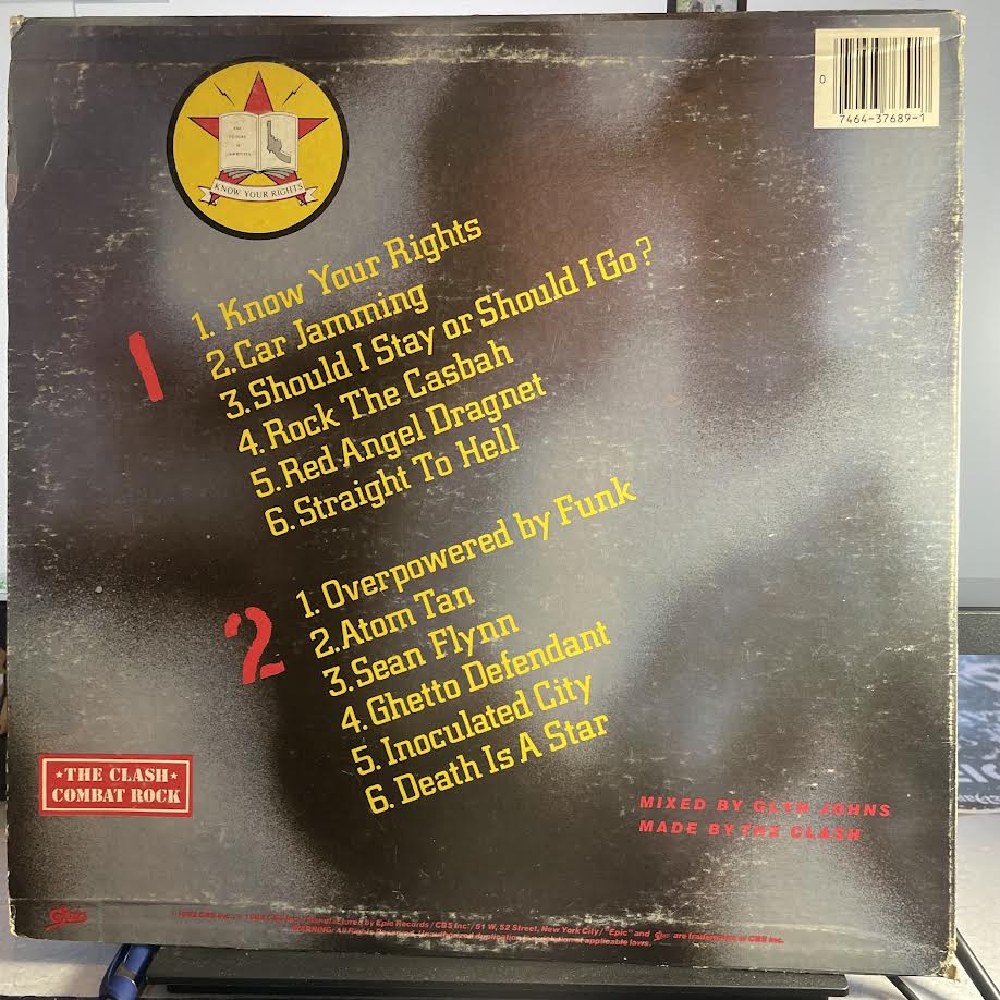 Combat Rock (VINYL) | Excellent (EX) Very Good Plus (VG+) - PUNK / USED *EXCELLENT*