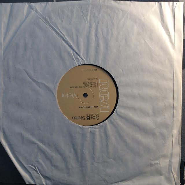 Lou Reed Live (VINYL) | Excellent (EX) Excellent (EX) - PUNK / USED *EXCELLENT*