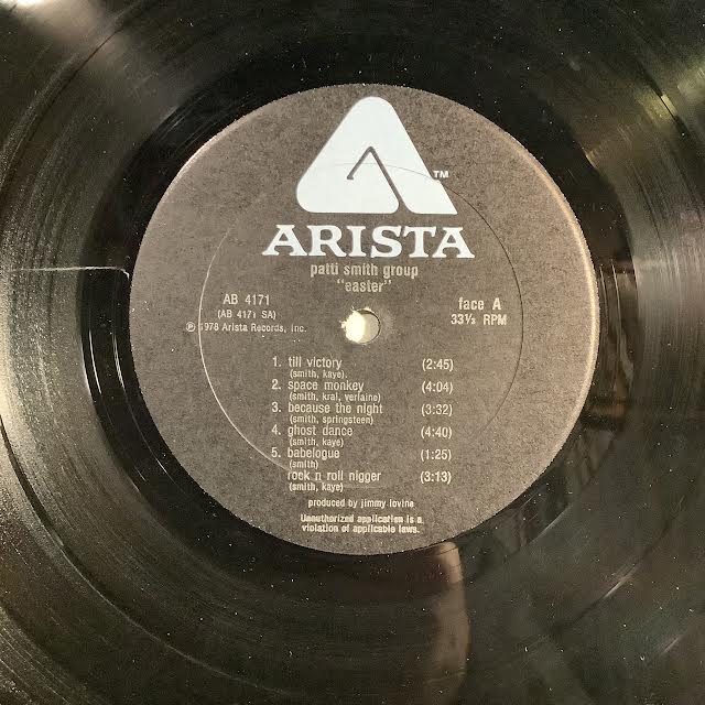 Patti Smith Group - Easter (ALL DISC) (VINYL) | Excellent (EX) Excellent+ (EX+) - PUNK / USED *EXCELLENT*