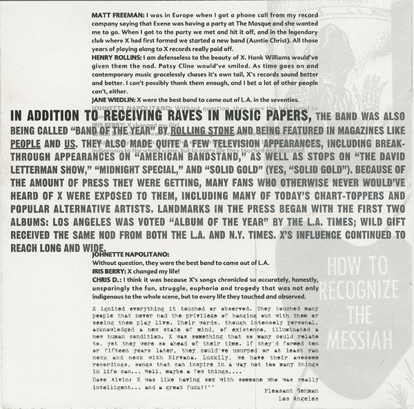 Beyond & Back: The X Anthology (CD) | Excellent+ (EX+) Excellent+ (EX+) - PUNK / USED *EXCELLENT*