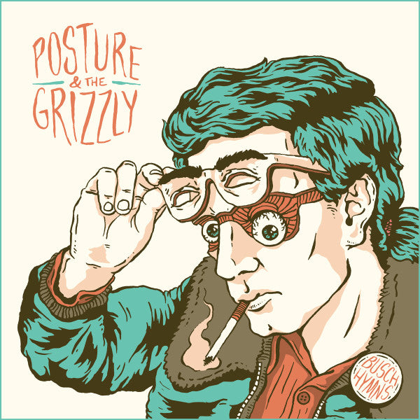 Posture & The Grizzly - Busch Hymns (WHITE VINYL LP BROKEN WORLD MEDIA BWM045 MAR 5, 2014) | Near Mint (NM or M-) Near Mint (NM) - PUNK / USED *NEAR MINT/COLORED*