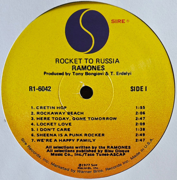 Ramones - Rocket To Russia (180G VINYL LP RHINO R1 6042 2011) | Near Mint (NM or M-) Near Mint (NM) - PUNK / USED *NEAR MINT*