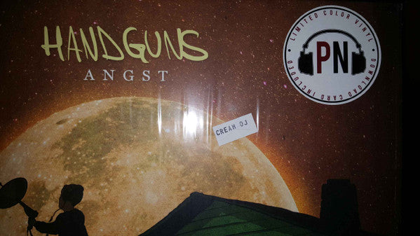Handguns Angst *ORANGE/CREAM* LP Near Mint (NM or M-) Near Mint (NM or M-)