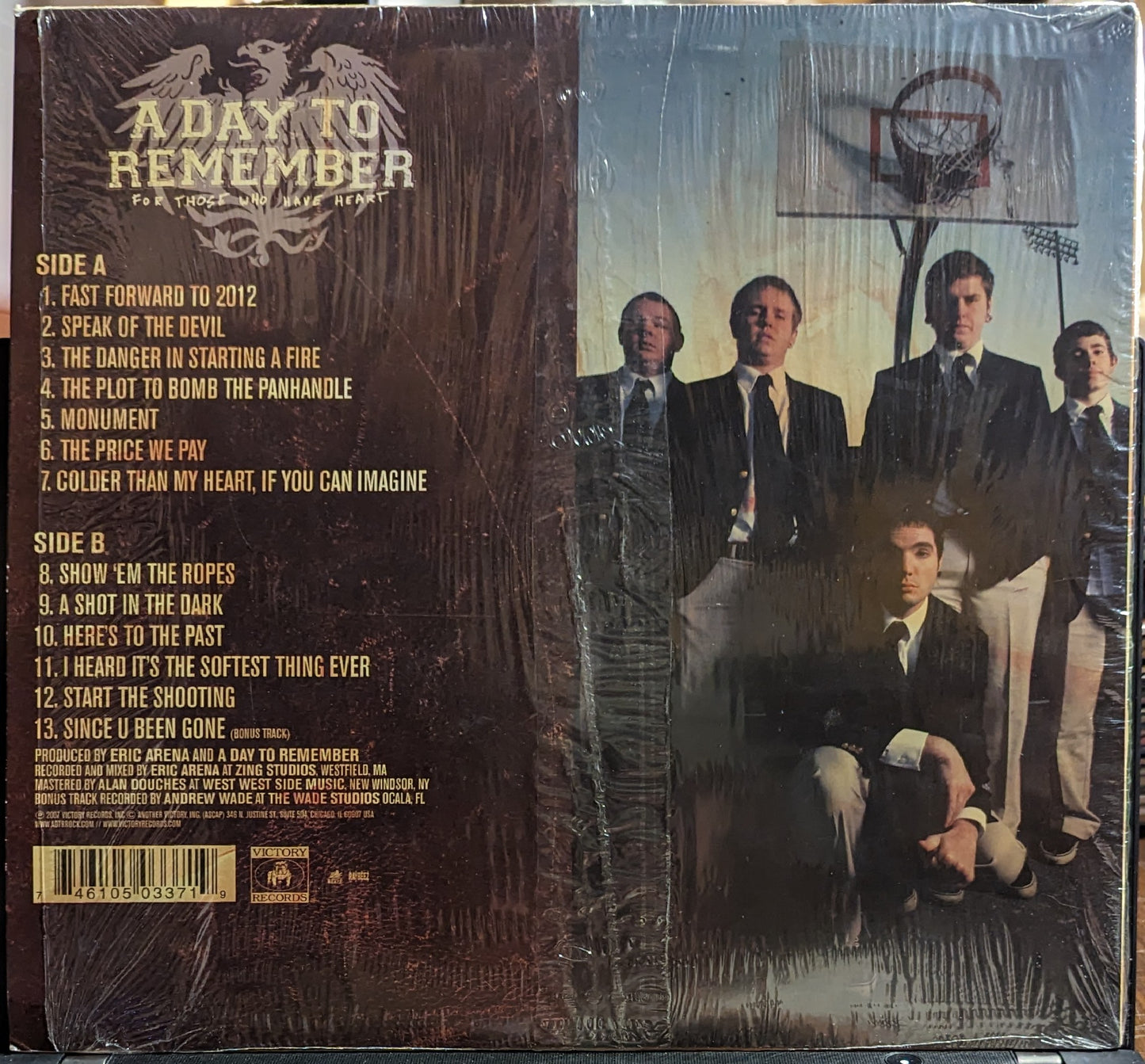 A Day To Remember For Those Who Have Heart *CLEAR RED* LP Near Mint (NM or M-) Near Mint (NM or M-)