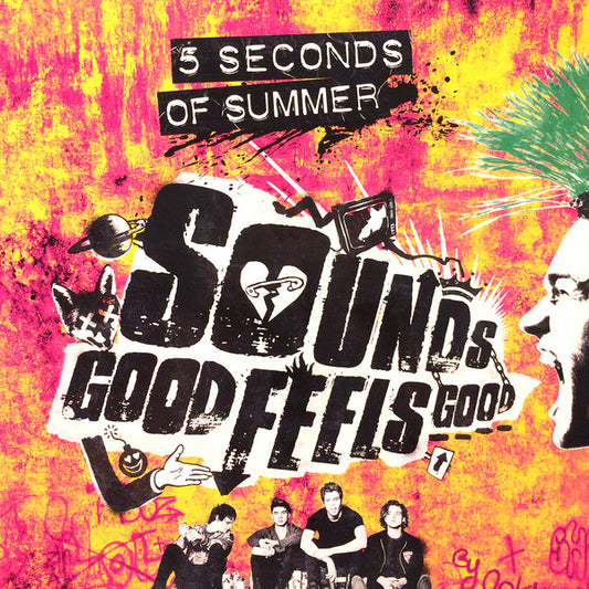 5 Seconds Of Summer Sounds Good Feels Good LP Near Mint (NM or M-) Near Mint (NM or M-)