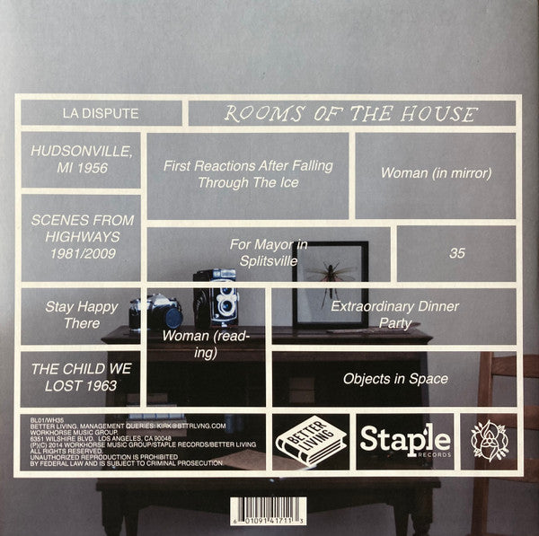 La Dispute - Rooms Of The House | Near Mint (NM) Near Mint (NM) - PUNK / USED *NEAR MINT*
