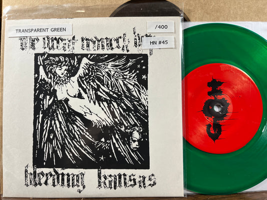 The Great Redneck Hope / Bleeding Kansas (7" GREEN VINYL) | Near Mint (NM or M-) Near Mint (NM or M-) - PUNK / USED *NEAR MINT*