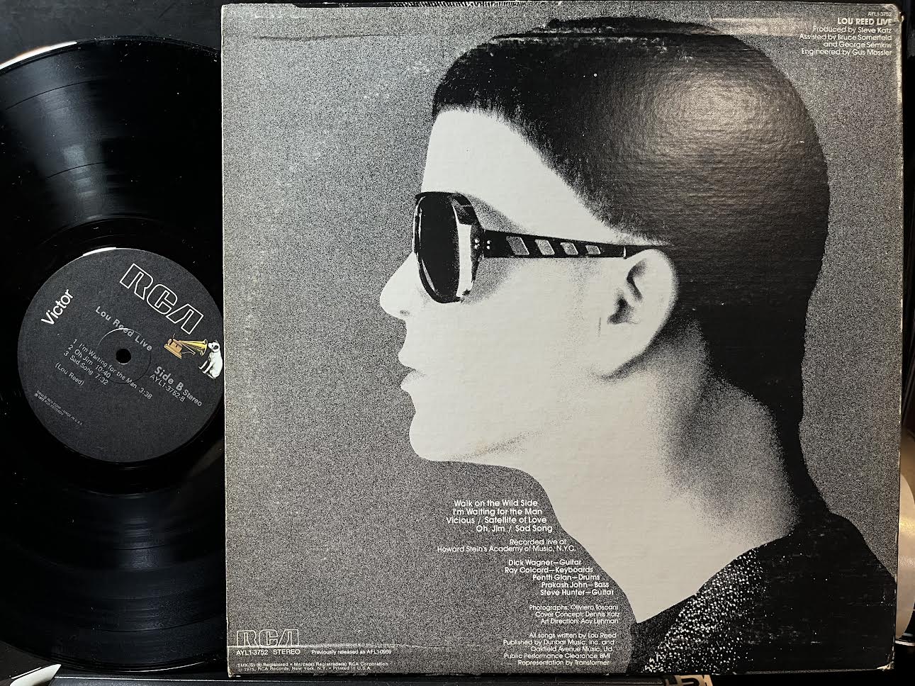 Lou Reed - Lou Reed Live (VINYL) | Near Mint (NM) Excellent (EX) - PUNK / USED *NEAR MINT*
