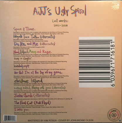 AJJ - AJJ's Ugly Spiral: Lost Works 2012-2016 *CLEAR* | Near Mint (NM) Near Mint (NM) - PUNK / USED *NEAR MINT*