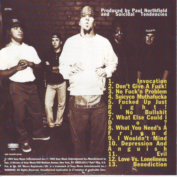 Suicidal For Life (CD) | Near Mint (NM or M-) Near Mint (NM or M-) - PUNK /USED *NEAR MINT*