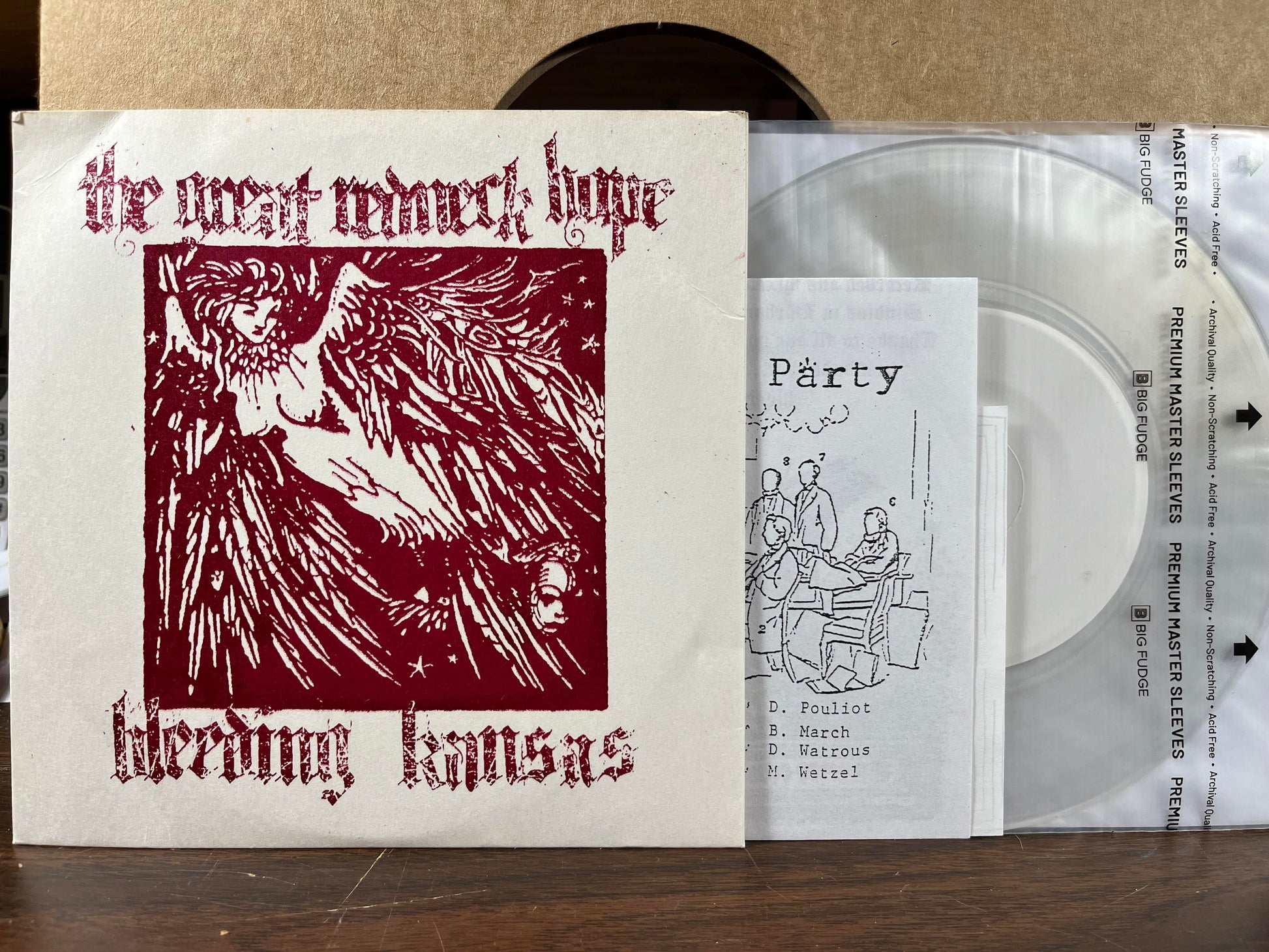 Split 7" (CLEAR 7" VINYL) | Near Mint (NM or M-) Excellent+ (EX+) - PUNK / USED *NEAR MINT*