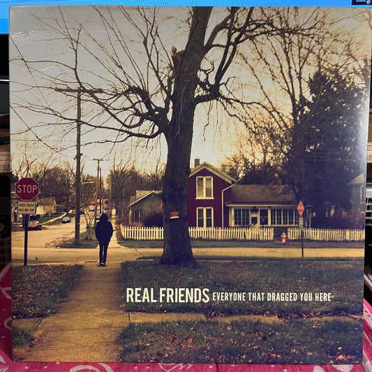 Real Friends Everyone That Dragged You Here *WHITE* LP Near Mint (NM or M-) Near Mint (NM or M-)