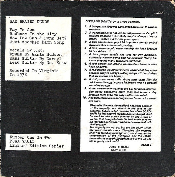 Cum To Play (7" VINYL) | Near Mint (NM) Near Mint (NM) - PUNK / USED *NEAR MINT*