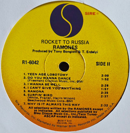 Ramones - Rocket To Russia (180G VINYL LP RHINO R1 6042 2011) | Near Mint (NM or M-) Near Mint (NM) - PUNK / USED *NEAR MINT*