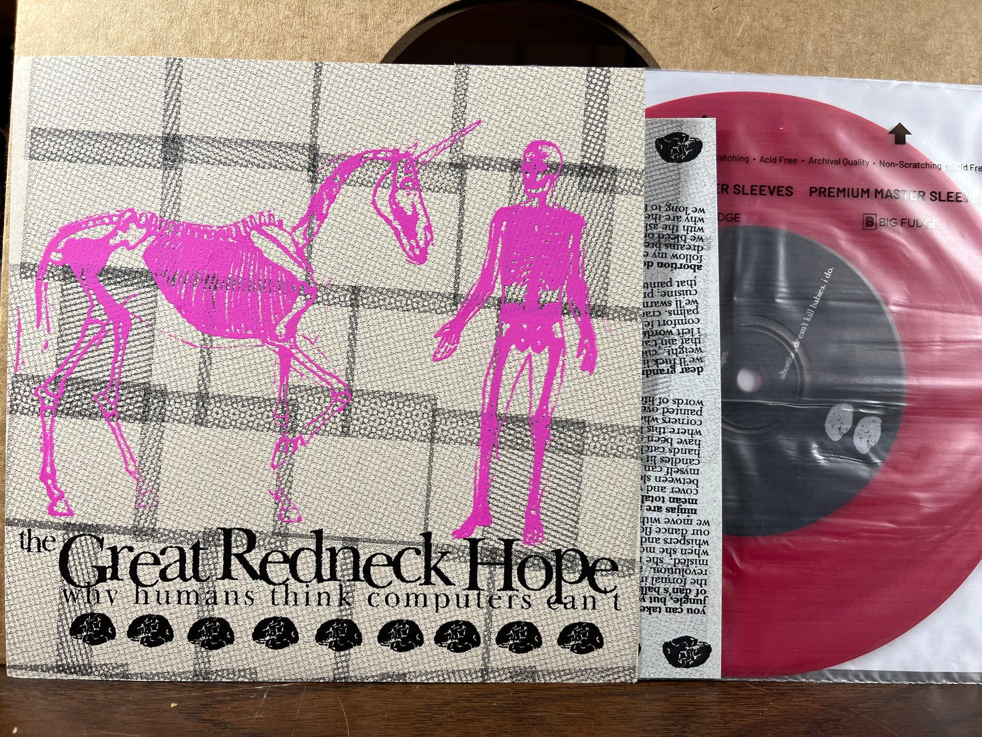 Why Humans Think Computers Can't (RED 7" VINYL) | Near Mint (NM or M-) Near Mint (NM or M-) - PUNK / USED *NEAR MINT*