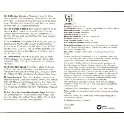 Sounds Of The Seventies - Punk And New Wave (CD) | Near Mint (NM) Near Mint (NM) - PUNK / USED *NEAR MINT*