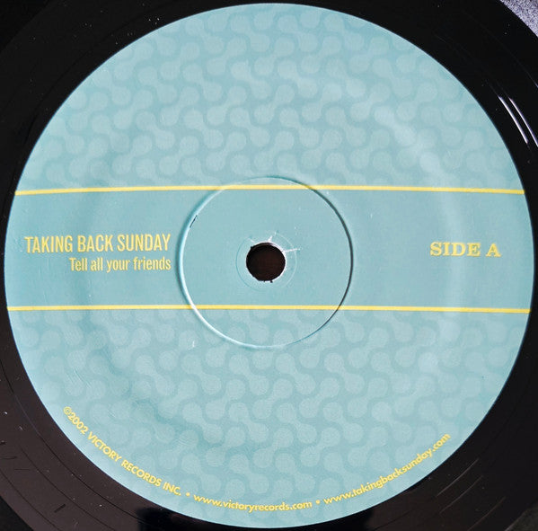Taking Back Sunday - Tell All Your Friends (VINYL LP) | USED Near Mint (NM or M-) Near Mint (NM or M-) - PUNK / USED *NEAR MINT*