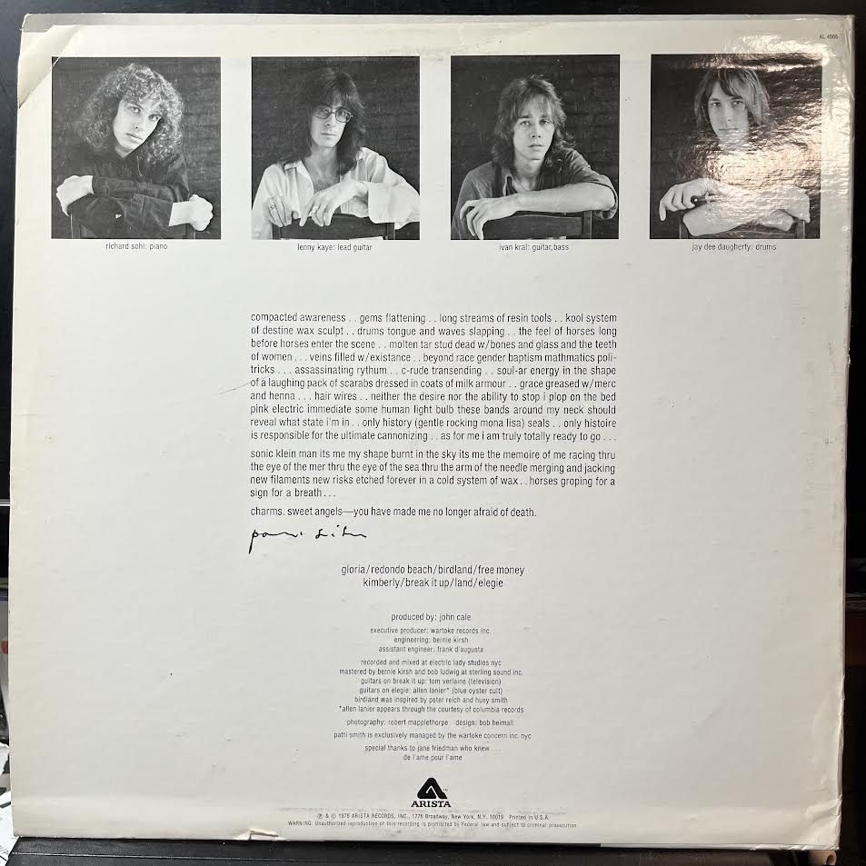 HORSES (VINYL) | Near Mint (NM) Excellent (EX) - PUNK / USED *NEAR MINT*