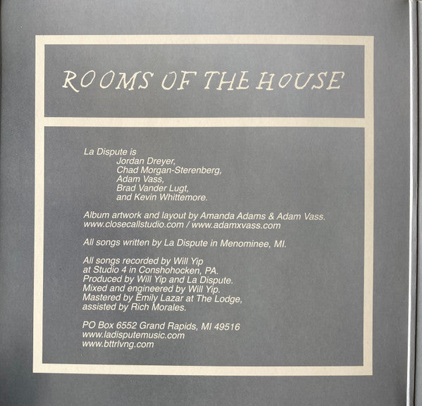 La Dispute - Rooms Of The House | Near Mint (NM) Near Mint (NM) - PUNK / USED *NEAR MINT*