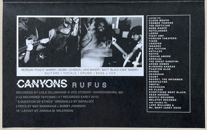 Rufus (TEST PRESS 10" VINYL) | Near Mint (NM or M-) Mint (M) - PUNK / USED *NEAR MINT*