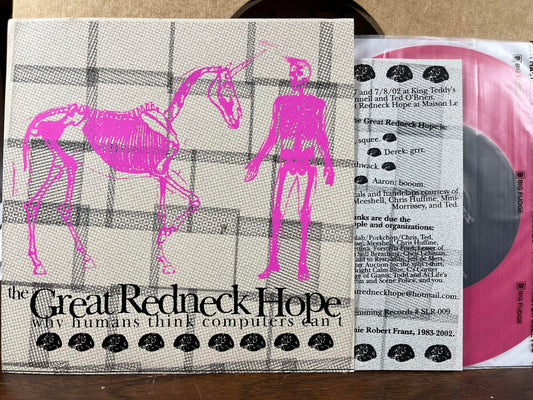 Why Humans Think Computers Can't (PINK 7" VINYL) | Near Mint (NM or M-) Near Mint (NM or M-) - PUNK / USED *NEAR MINT*
