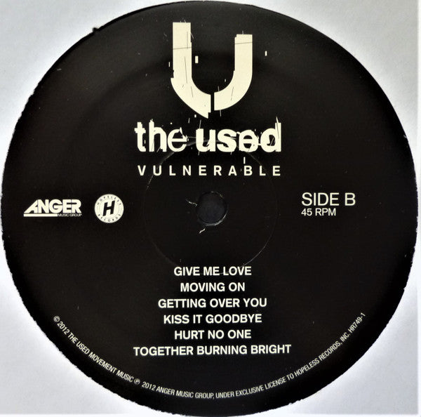 The Used - Vulnerable (VINYL LP) | USED Near Mint (NM or M-) Near Mint (NM or M-) - PUNK / USED *NEAR MINT*