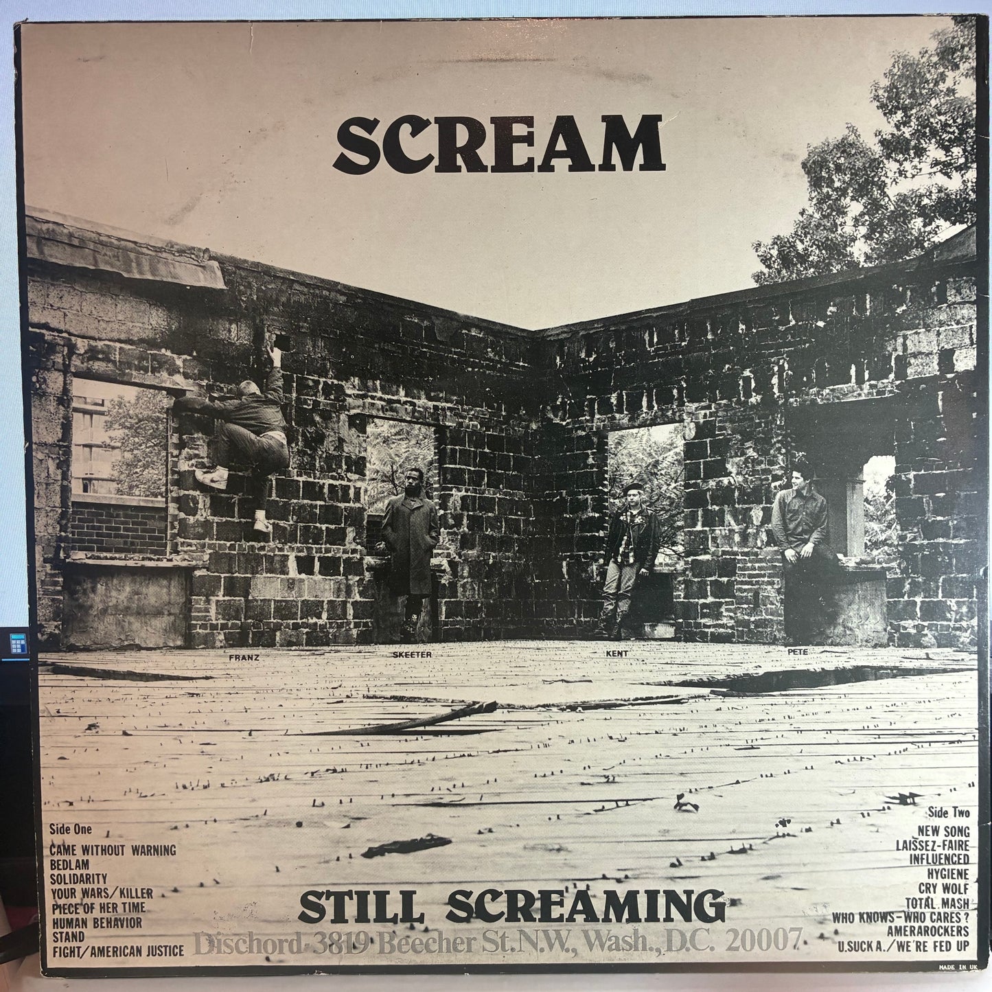 Still Screaming (VINYL) | Very Good Plus (VG+) Very Good Plus (VG+) - PUNK / USED *VERY GOOD+*