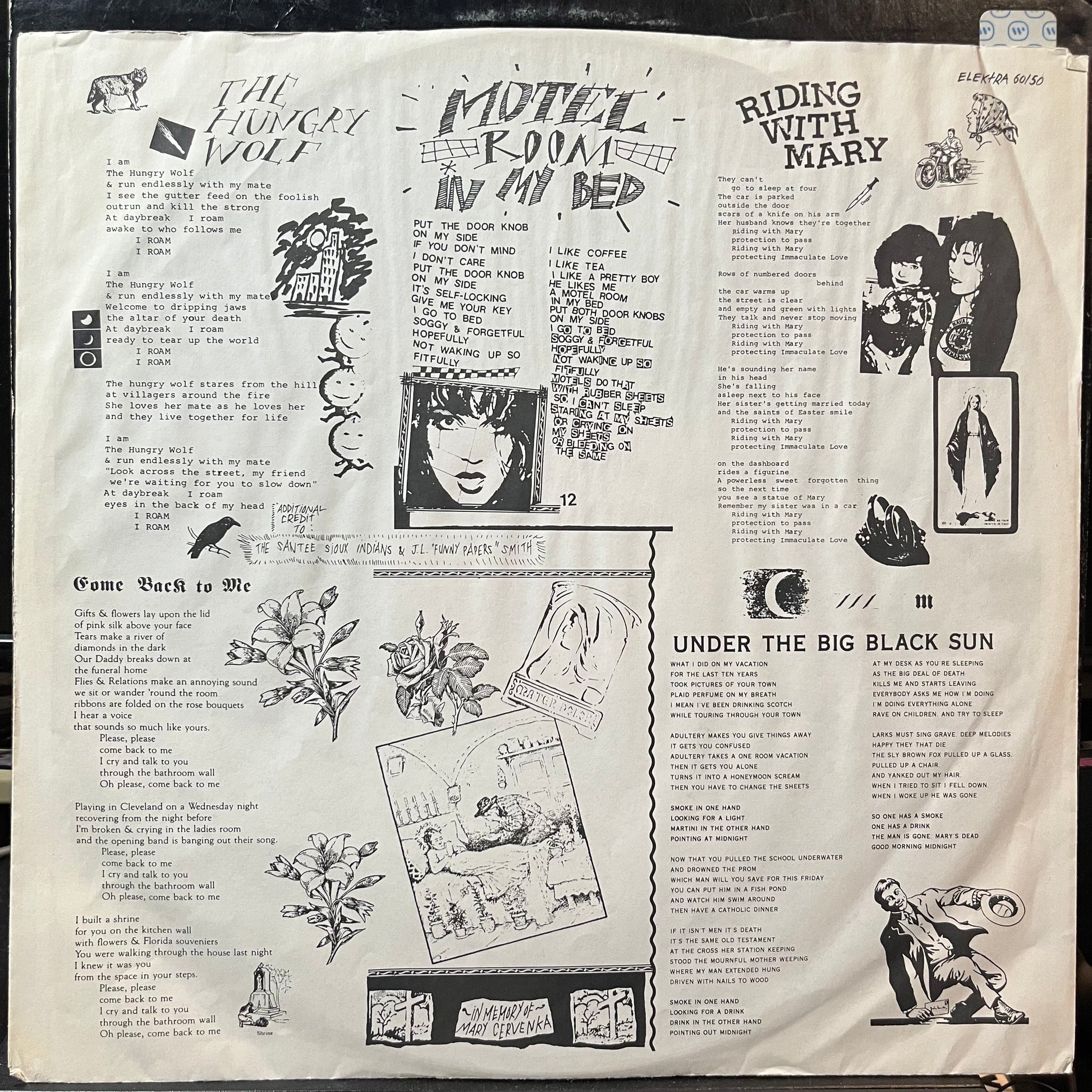 X - Under The Big Black Sun (VINYL LP ELEKTRA 60150 1982) | Very Good Plus (VG+) Very Good Plus (VG+) - PUNK / USED *VERY GOOD+*