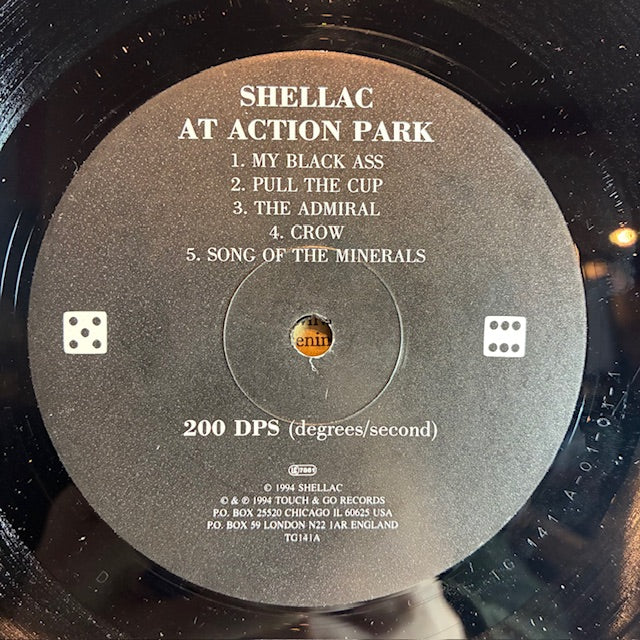 At Action Park (VINYL) | Excellent (EX) Excellent (EX) - PUNK / USED *VERY GOOD+*