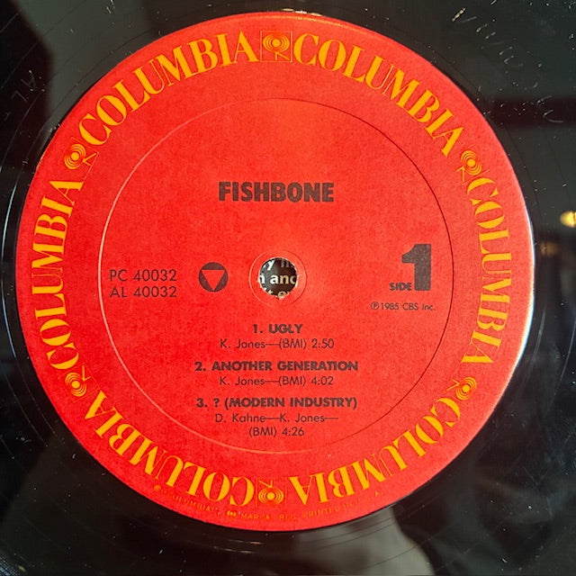 Fishbone (VINYL) | Very Good (VG) Very Good Plus (VG+) - PUNK / USED *VERY GOOD*