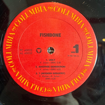 Fishbone (VINYL) | Very Good (VG) Very Good Plus (VG+) - PUNK / USED *VERY GOOD*
