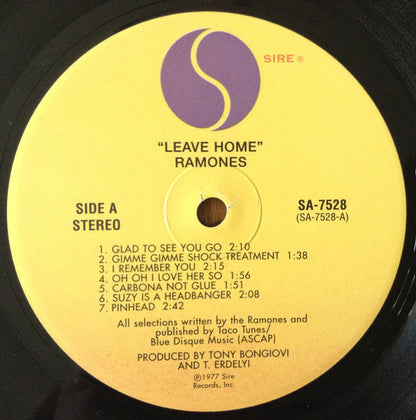 Ramones Leave Home LP Mint (M) Mint (M)