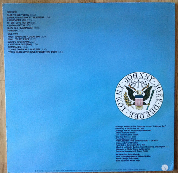 Ramones Leave Home LP Mint (M) Mint (M)