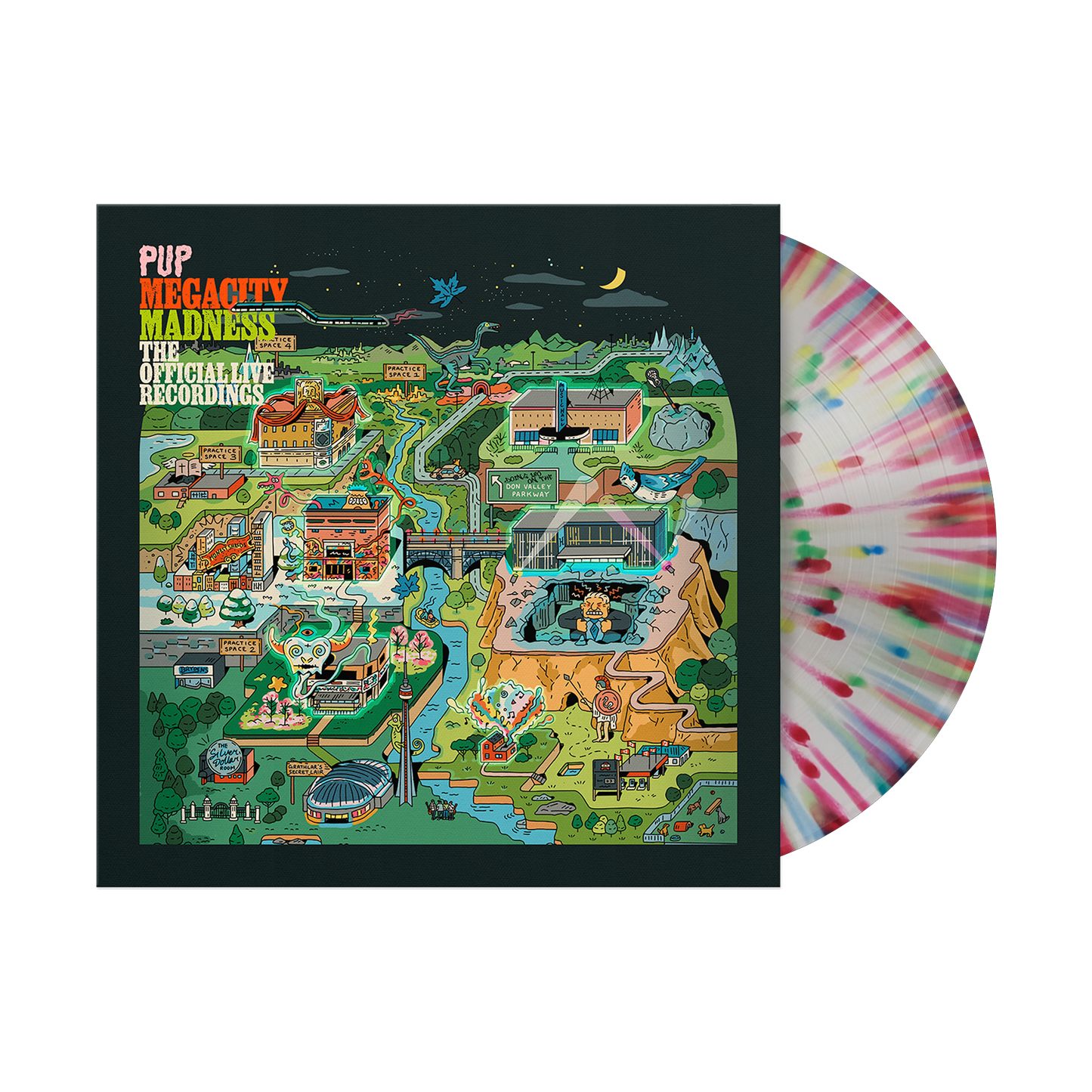 PUP - Megacity Madness (The Official Live Recordings) [Multicolor Splatter LP] |