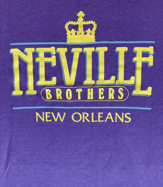 1989 New Orleans Mardi Gras Purple Shirt | Men's 50/50 L Short Sleeve T-Shirt | Purple