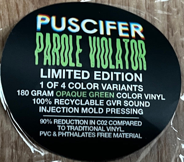 Puscifer Parole Violator Puscifer Entertainment 2xLP, Album, Ltd, Gre Mint (M) Mint (M)