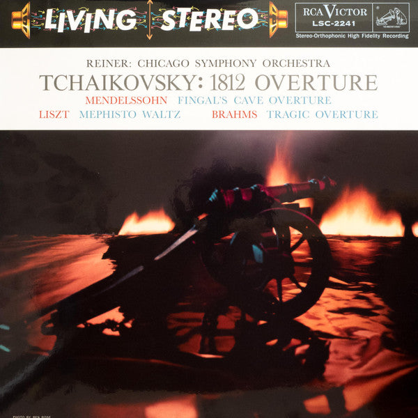 Pyotr Ilyich Tchaikovsky / Felix Mendelssohn-Barth 1812 Overture / Fingal's Cave Overture / Mephisto Waltz / Tragic Overture Analogue Productions, RCA Victor LP, Album, Ltd, Num, RE, RM, 200 Mint (M) Mint (M)