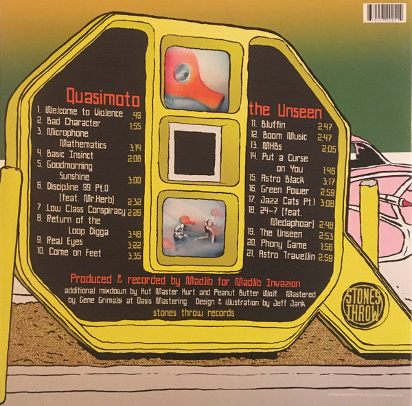 Quasimoto The Unseen Stones Throw Records 2xLP, Album, RE Mint (M) Mint (M)