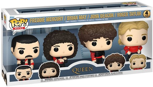 FUNKO POP! Rocks: Queen - 4-Pack (Large Item, Vinyl Figure, 4 Pack) |